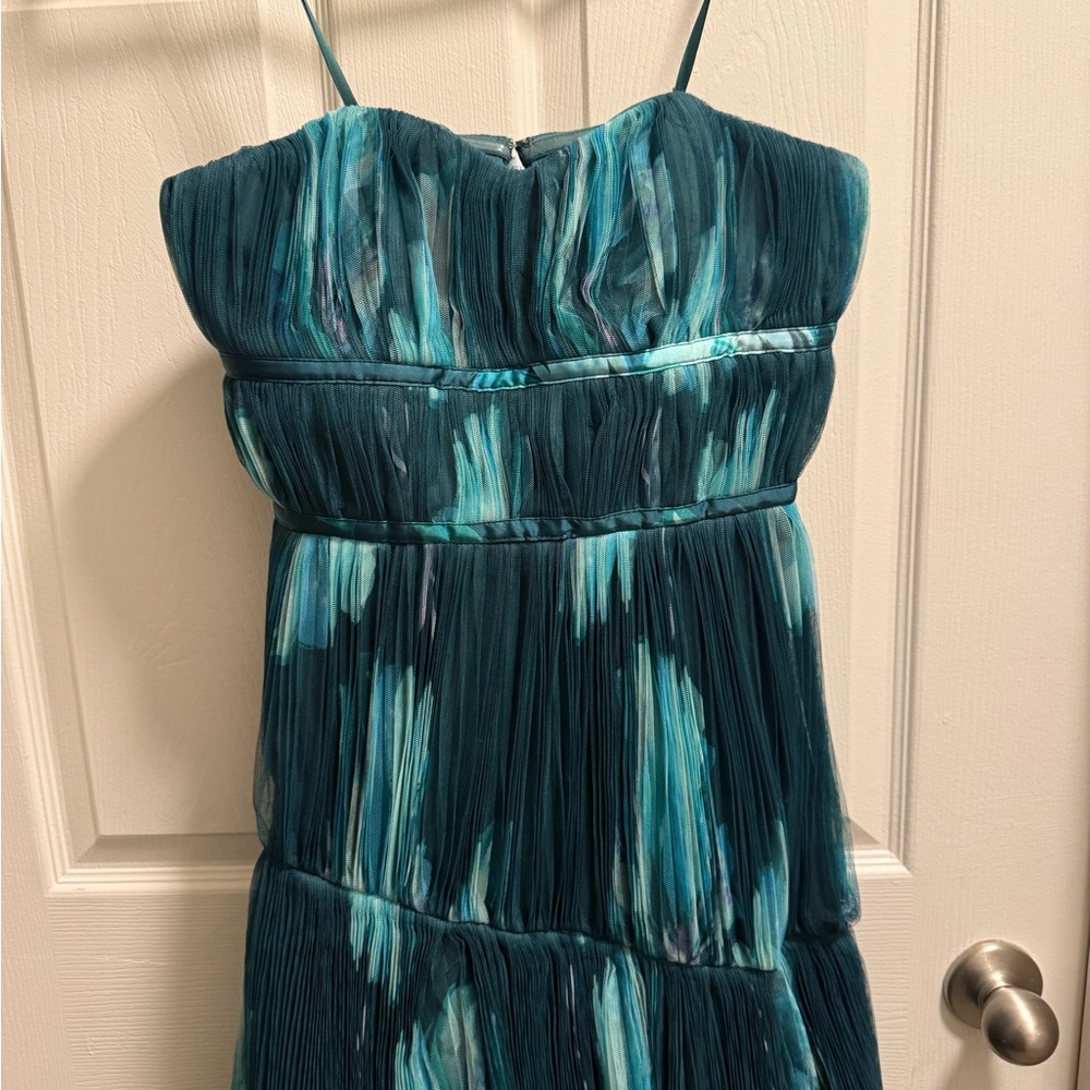 Hutch - Lanza Gown in Teal Breezy Bloom - NWT - Size 2 - Picture 8 of 13